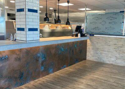 Fish & Chip Shop Counters in St. Column Cornwall