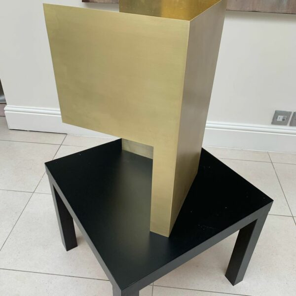 custom made brushed brass cooker hood