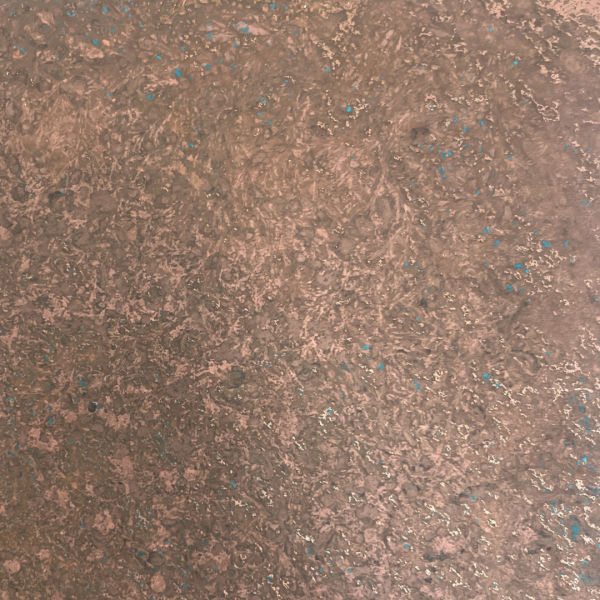 Ayrshire finish – with specs of verdigris