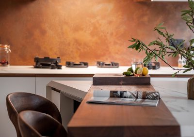 Aged Copper Kitchen Design Features