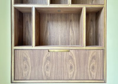 aged brass cabinet inlays